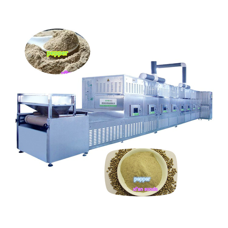 Quality Microwave drying disinfection equipment pimenta drying machine for sale