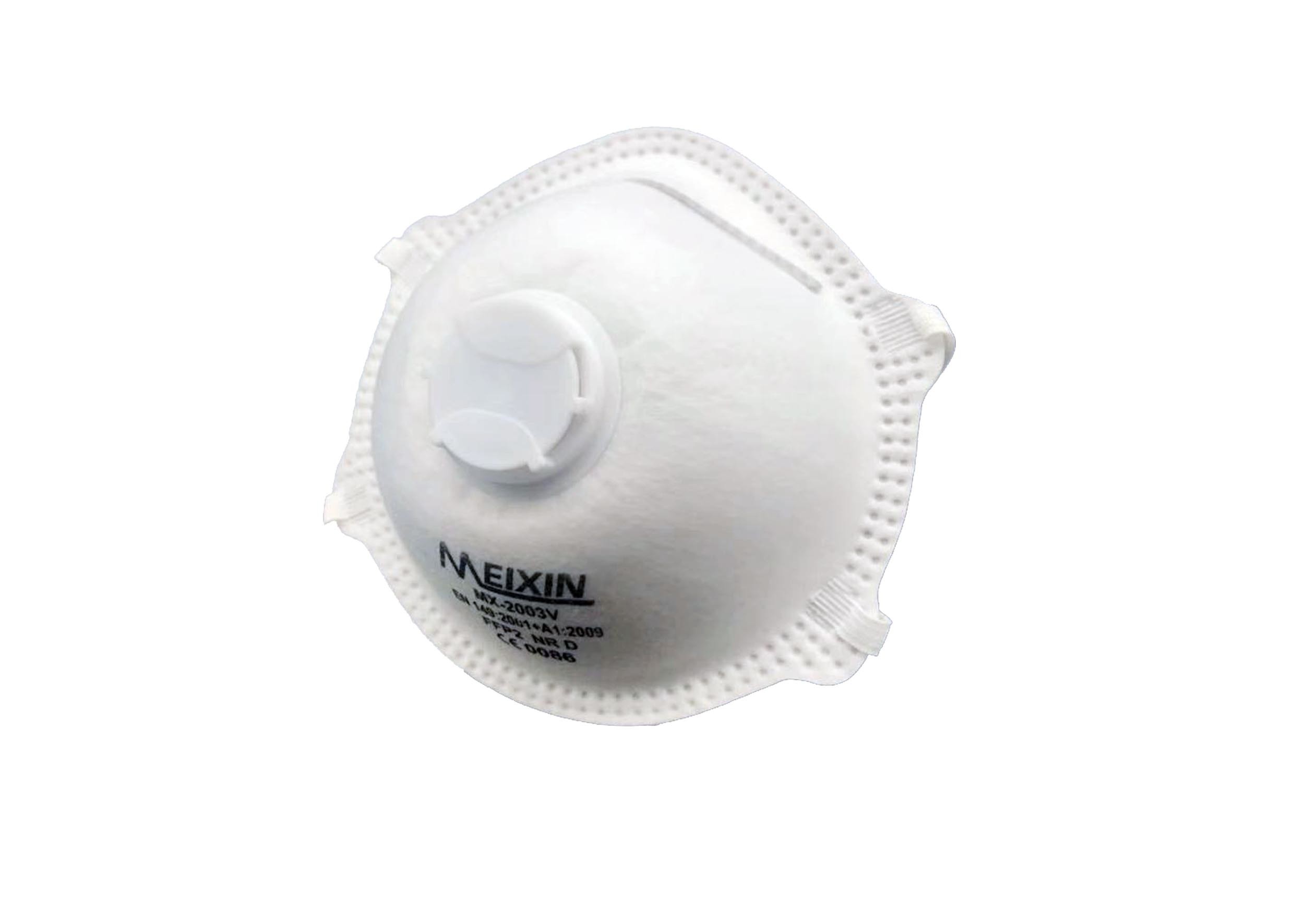  Unique Design Mold Filter Mask , FFP2V D Carbon Filter Dust Mask Non Toxic Manufactures