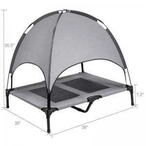  Cooling 80kg Large Dog Tent Bed SGS Folding Camping Dog Bed Manufactures