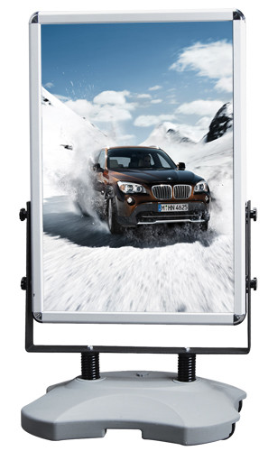  Outdoor Advertising Snap Frame Stand With Water Base Aluminum Material Manufactures
