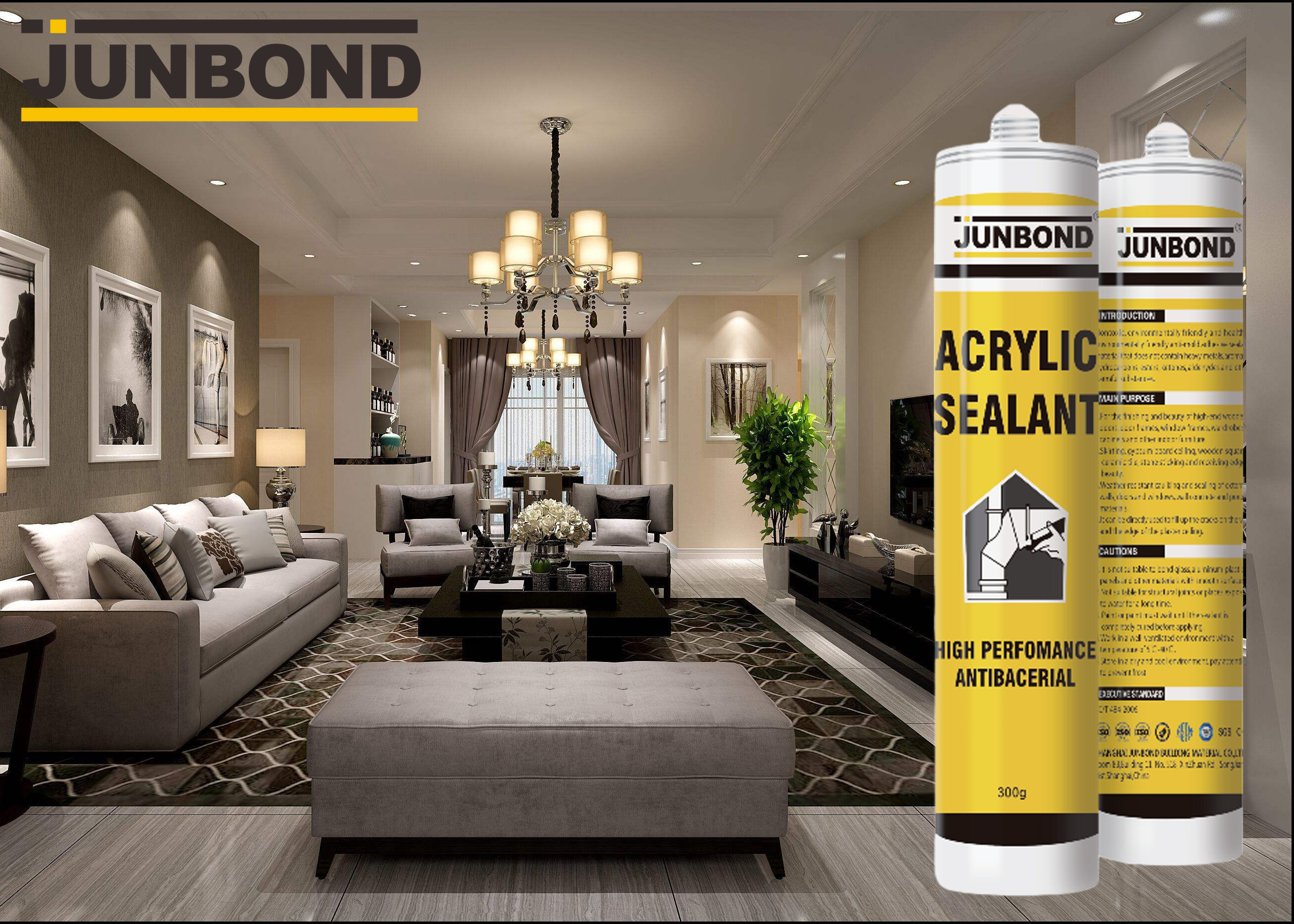  Waterproof Multi Purpose Acrylic Silicone Sealant For Window Wood Door Glass Manufactures
