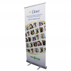  Aluminum Retractable Banner Stands With Canvas Bag Easy Packing Carrying Manufactures
