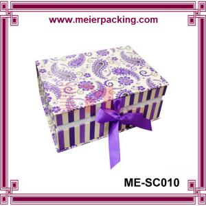 China Printed gift box, custom paper clamshell gift box, birthday gift paper box ME-SC010 on sale