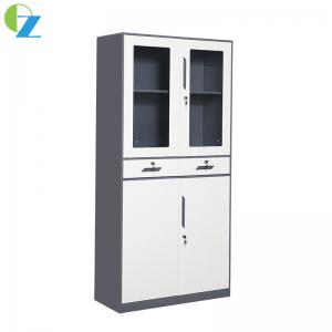 China white 1mm Two Drawer Steel Filing Cabinet Assembly Structure on sale