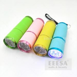  Green Pink Yellow Blue Mini Nail Lamp Uv 9W Flashlight For Nails Curing Manufactures