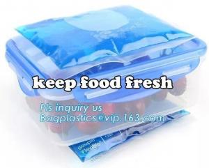  Liquid and fruit fresh keeping ice bag pack, bagged ice storage box for fresh vegetables, disposable ice cube bag for fr Manufactures