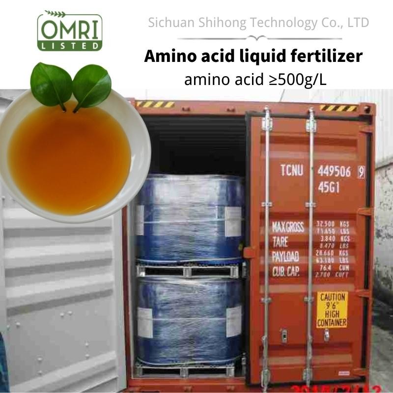  Organic Nitrogen Fertilizer Enzymatic Hydrolysis Of Amino Acids 50% (8-0-0) OMRI Manufactures