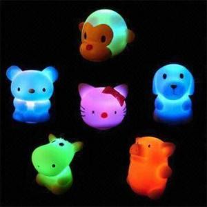  LED Novelty Lights in Flashing and Floating Animal Designs, Measuring 4.3 x 3.5 x 4.8cm Manufactures