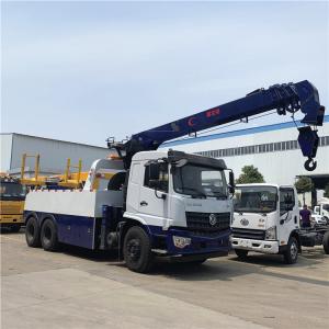 China HOT SALE! Best price Dongfeng 6x4 wrecker towing truck with crane, good quality heavy duty wrecker tow vehicle for sale on sale