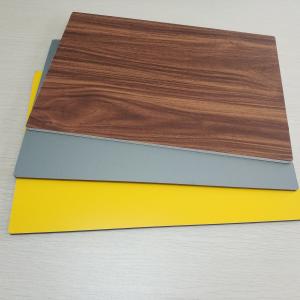  Circular Cladding Wood Grain Aluminum Composite Panel Embossed Surface Density 2.5% Manufactures