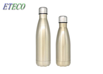 China Double Wall Vacuum Personalized Sports Water Bottles Silicone Ring Non Slip on sale
