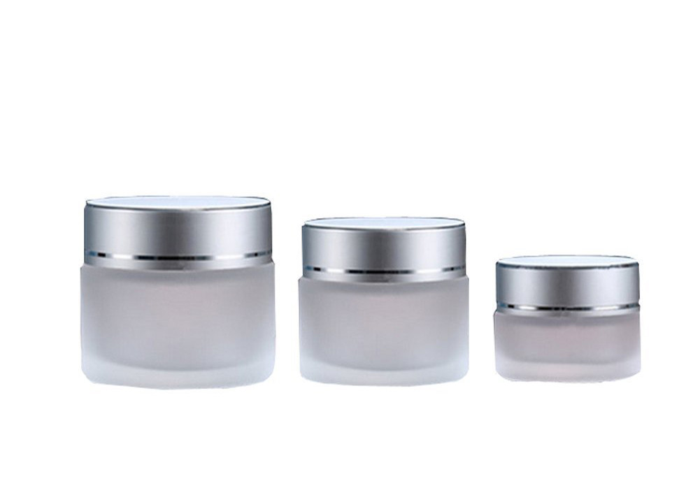China Silver Aluminum Lid Cosmetic Cream Jar Safety Good Sealing Performance on sale