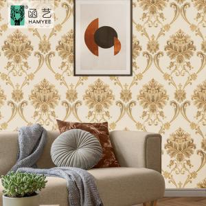 China Non Woven Wallpaper Interior Design Mural Bedroom Hd Backgrounds Floral Wallpaper on sale