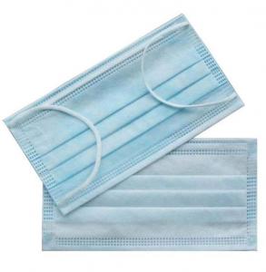  Breathable Disposable Surgical Mask , Waterproof 3 Ply Non Woven Face Mask Manufactures
