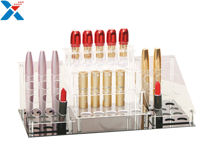 Quality Custom Acrylic Display Stands Pmma Lipstick Display Holder Plexiglass Lip Gloss Display for sale