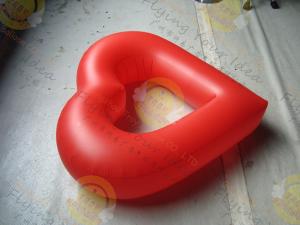  Party Inflatable Advertising Helium Balloons Attractive Red Love Shaped Manufactures