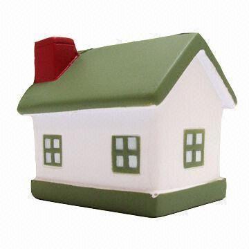  House-shaped Stress Ball, Made of PU Foam, Safe to Use Manufactures