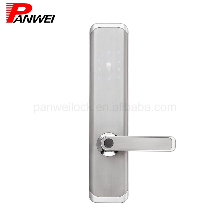  Waterproof Electric Fingerprint Scanner Door Lock For Home / Apartment Manufactures