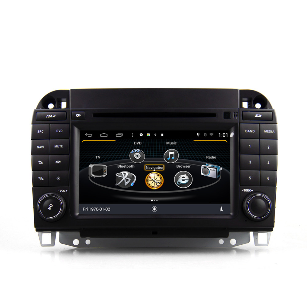 China Car DVD player 2DIN HD WINCE 6.0 car DVD GPS navigation for Benz S class old Support 1080P SWC BT RADIO 3G IPOD TV POP on sale
