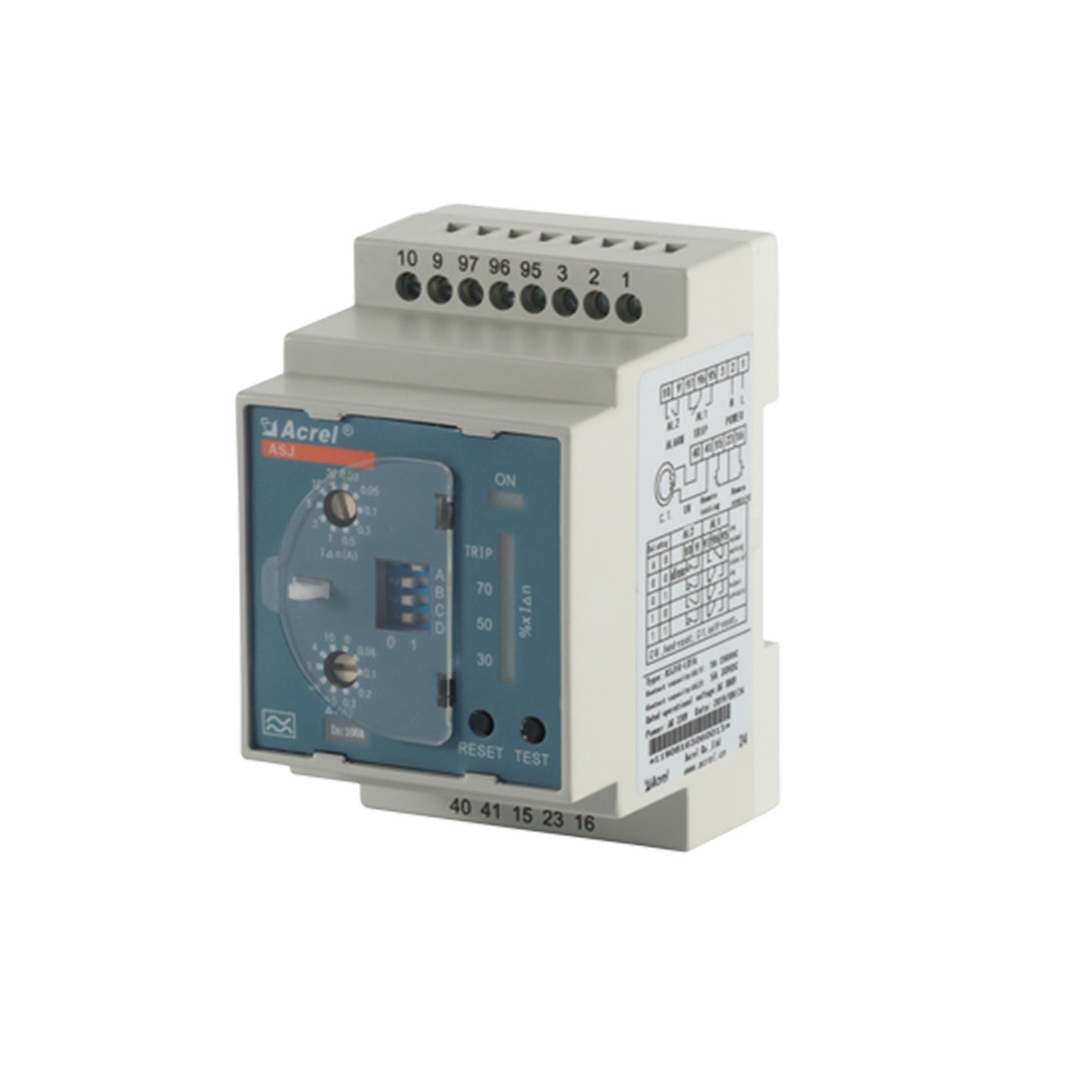  Acrel Digital Earth Leakage Relay ASJ10-LD1A local reset mode residual current relay protection relay Manufactures