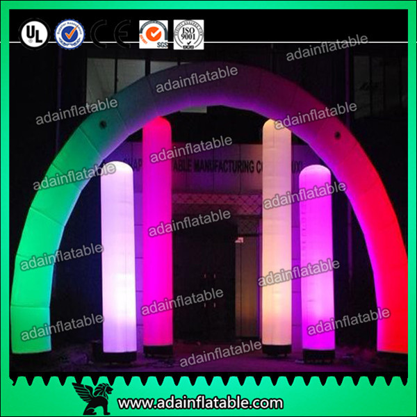  3M Valentine's Decoration Inflatable Arch Lighting Inflatable Column With RGB Color Manufactures
