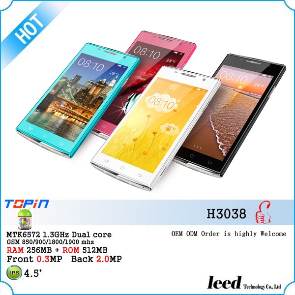 Quality China cheap good quality MTK6572 H3038 andriod mobile phone for sale