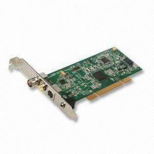  Analog TV Tuner Card with PCI Interface and FM Radio, Supports Mini-PCs, Remote Control and S-Video Manufactures