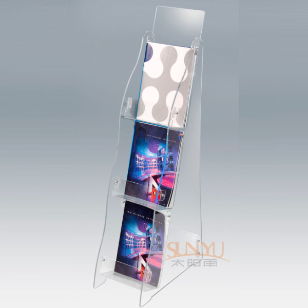  Lightweight Retail Floor Displays Compact Plastic Brochure Holders Manufactures