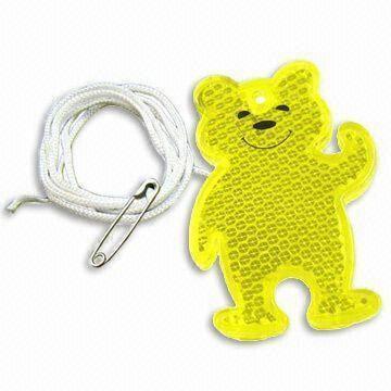  Bear-shaped Reflector, Available in 3 Standard Colors Manufactures