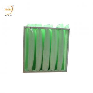 China New HVAC Fine Filtration Synthetic Bag Filter / Bag Air Filter / Pocket Air Filter G4 on sale