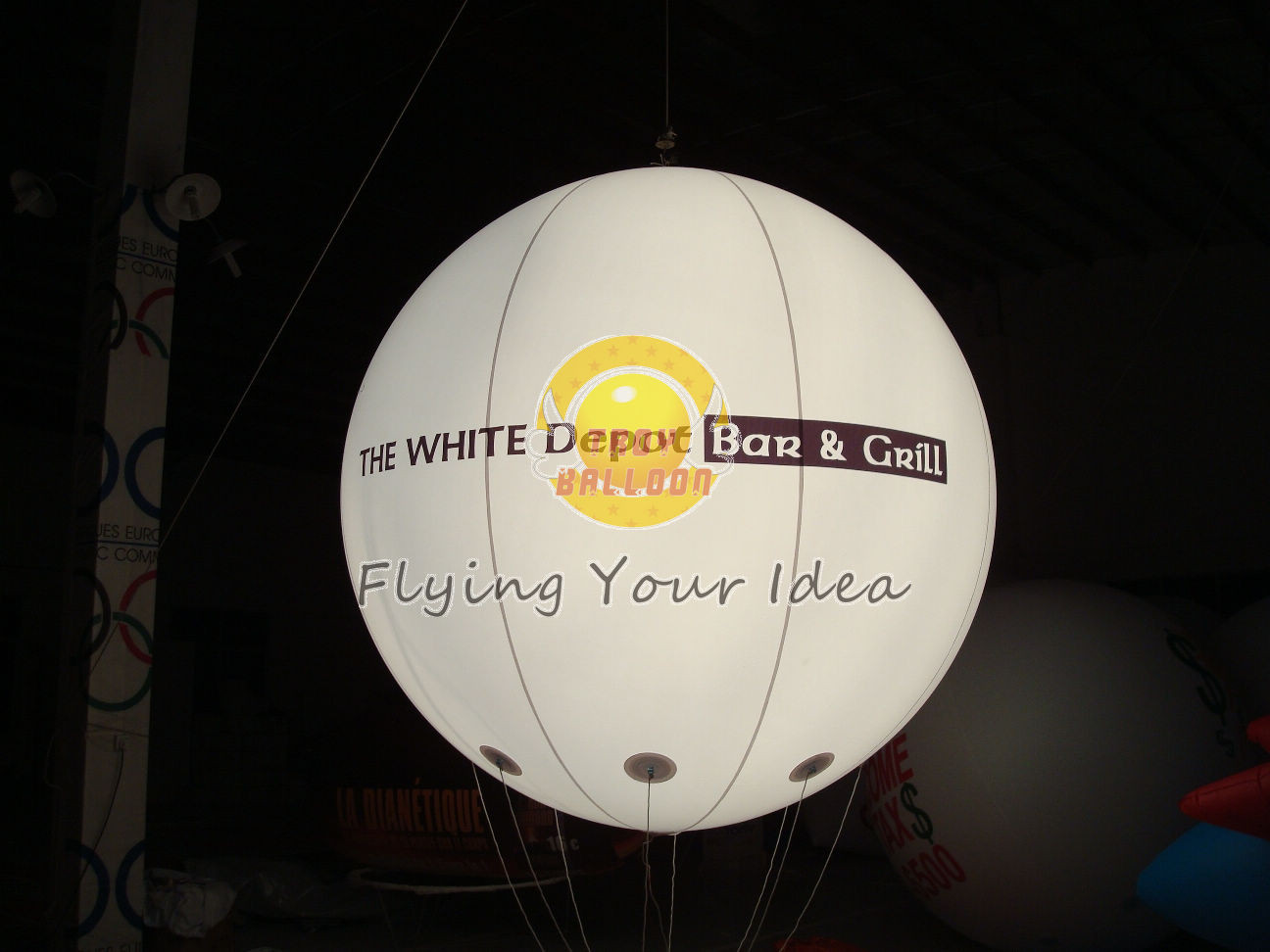  Customized Large Inflatable Lighting Balloon for Anniversary Event, Light Up Balloons Manufactures