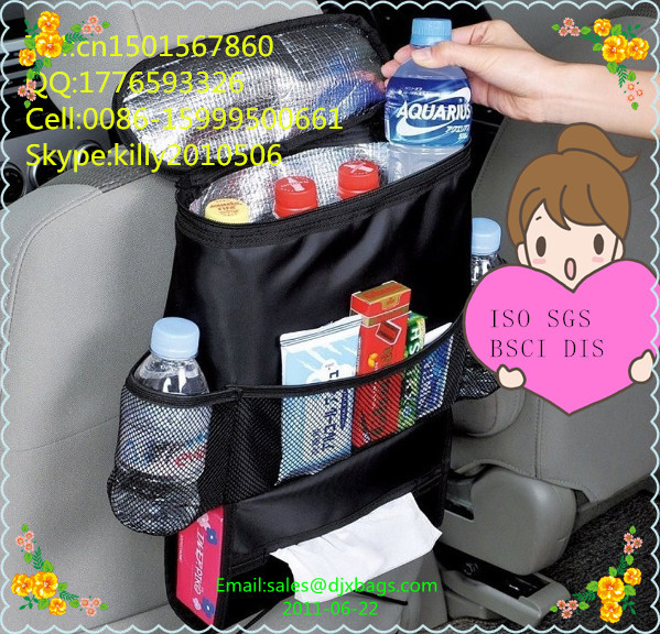 China 2015 Insulated bottle Holder Cooler bag Car Seat Back organizer on sale