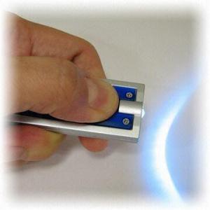  Rectangular LED Torch Keychains, Made of Plastic, with CR1220 Button Cell Battery Manufactures
