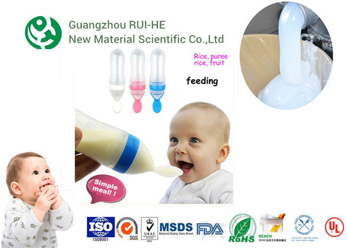  High Transparent Liquid Silicone Rubber For Baby Nipple LSR 6250-50 Shore A 50 High Rebound Manufactures