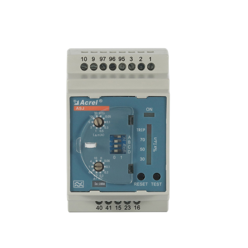  Acrel Digital Earth Leakage Relay ASJ10-LD1A limited non-driving time setting leakage relay with grey panel RS485 option Manufactures