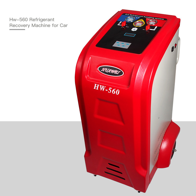  50HZ R134a Gas Car Automotive AC Recovery Machine Huawei 560 Manufactures
