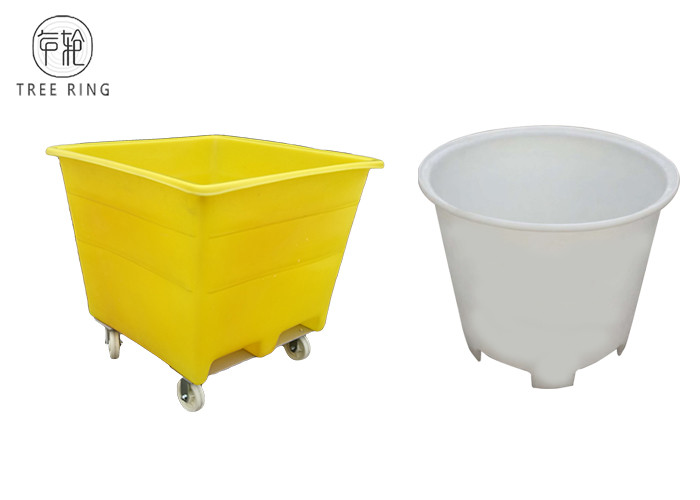 China 800L Bulk Containment Offal Large Plastic Storage Bins With Fork Lift Holes on sale