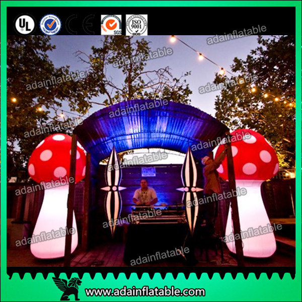  Attractive 3m Inflatable Mushroom LED Lighting 190T Nylon For Engagement Manufactures