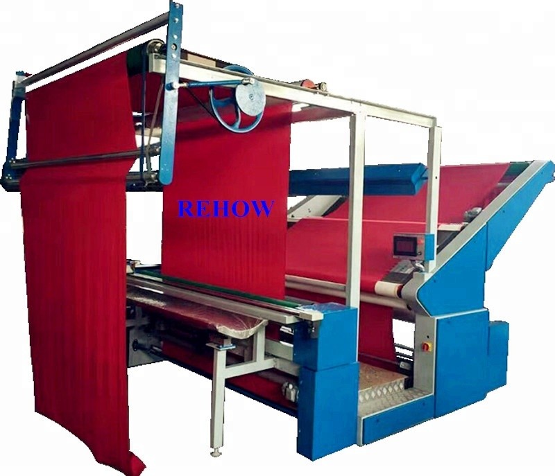  Open Width Knitted Fabric Inspection Machine 3600*3000*2000mm With Tension Control Manufactures