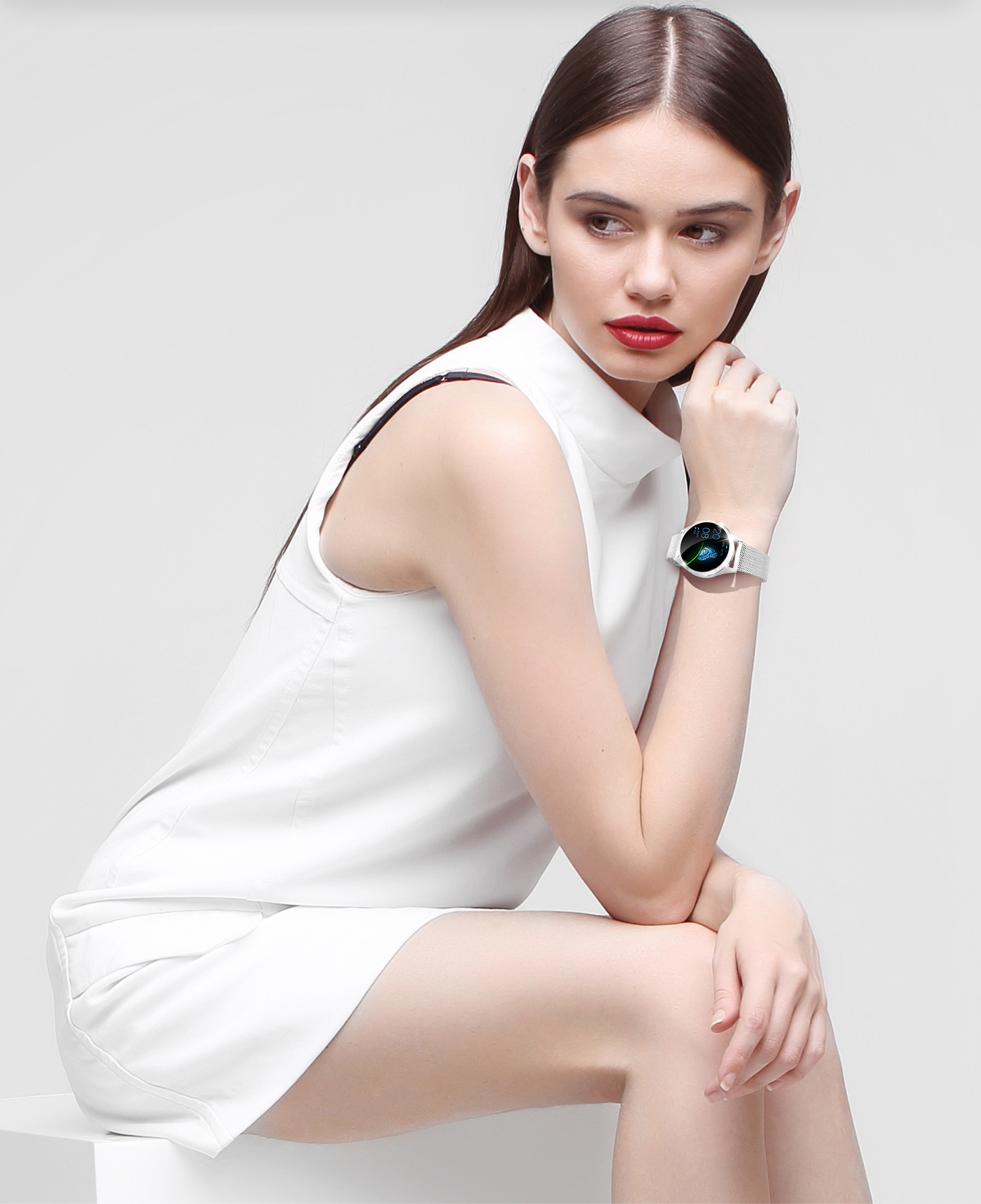 Zinc Alloy Shell HRS3300 Ladies Bluetooth Smart Watch