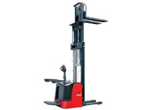  1.2 Ton Capacity Electric Stacker Forklift / Warehouse Electric Lift Pallet Stacker Manufactures
