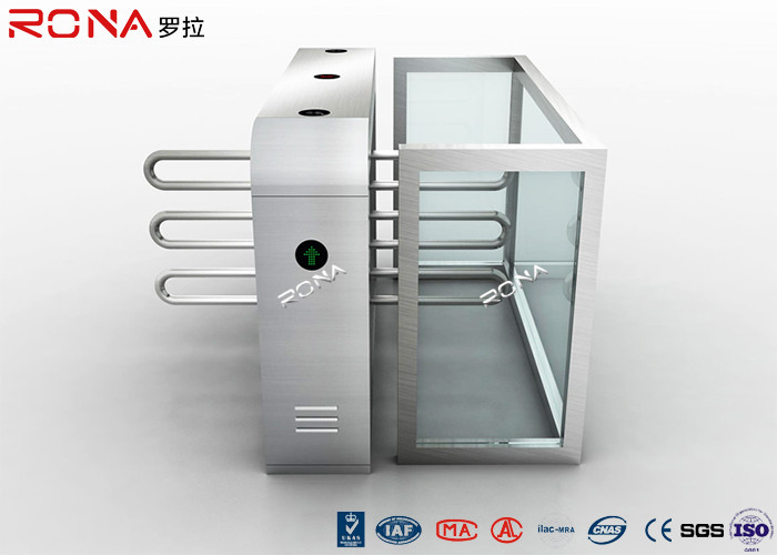  Security Solution Waist High Turnstil Assured Stainless Barrier With Metal Wings Manufactures
