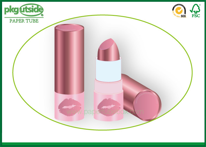  Custom Eco Friendly Lip Balm Tubes , Paperboard Containers For Cosmetics Manufactures