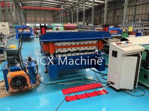 China 5.5kW Double Layer Forming Machine , Corrugated Roof Color Steel Roll Forming Machine on sale