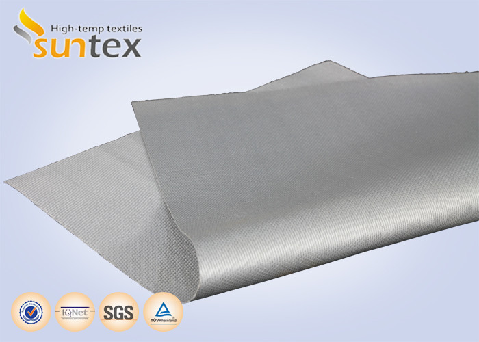 China 17 Oz. Flexible Silicone Coated Glass Fibre Fabric For Removable Insulation Blankets & Jacket & Cover on sale