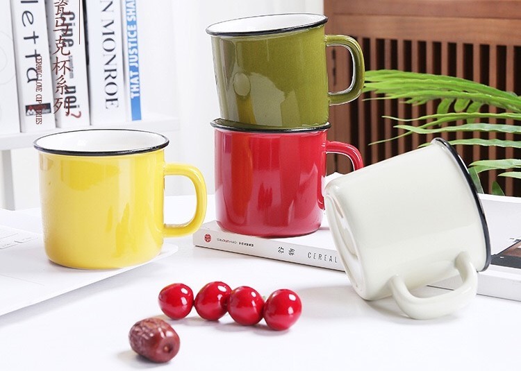  12oz Blank Ceramic Coffee Mugs Manufactures
