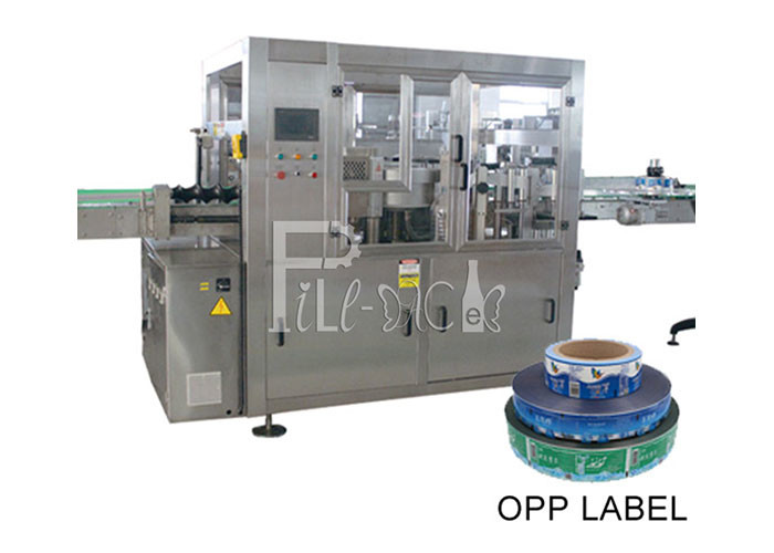 China OPP Hot Melt Glue PET / Plastic Water Bottle Labeling Machine / Equipment / Line / Plant / System / Unit on sale