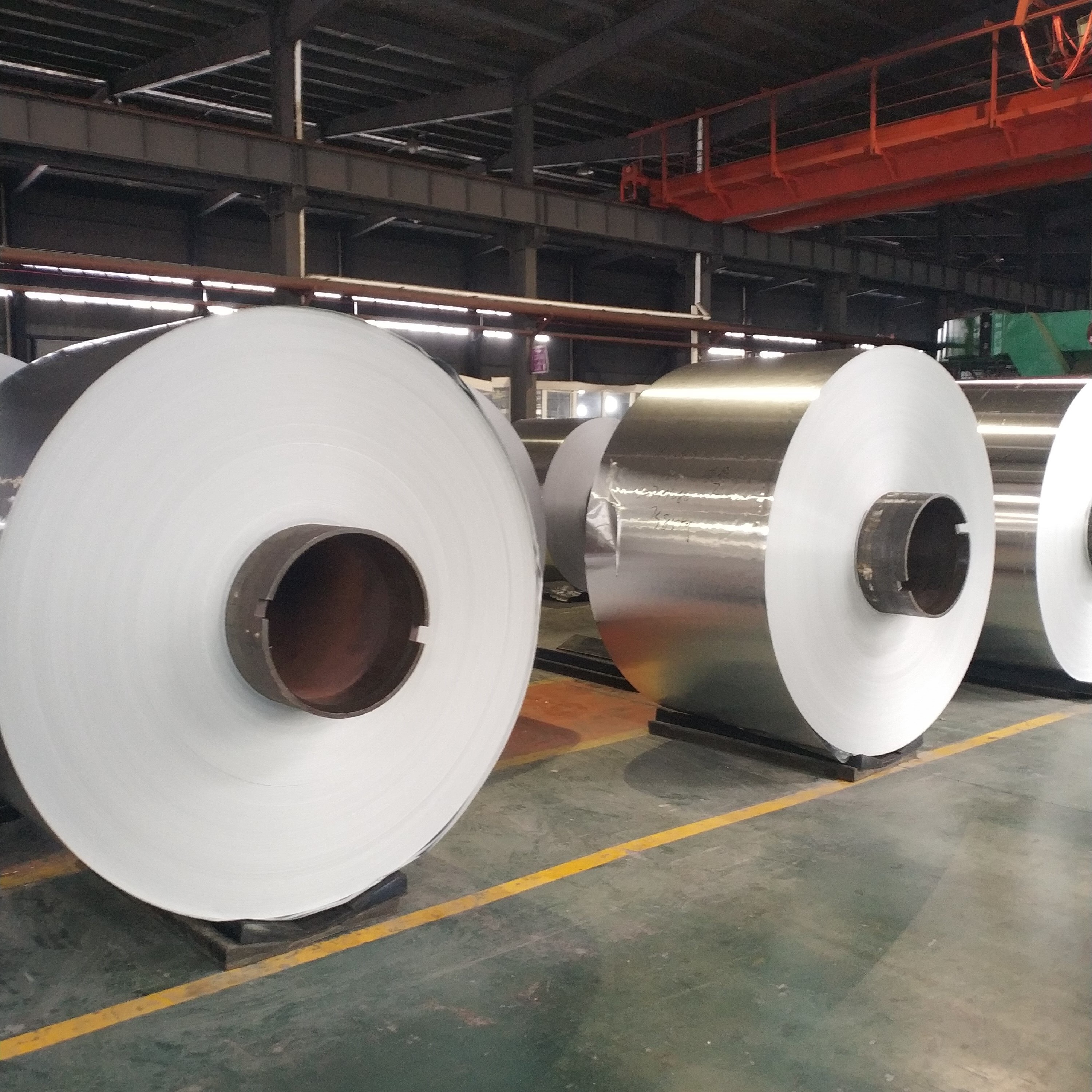  8011 Double Sides Coated Aluminum Strip Roll Mill Finish For Food Kitchen Manufactures