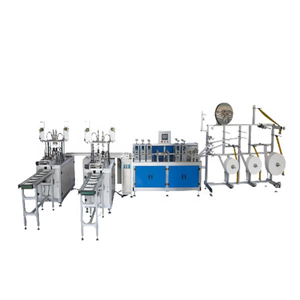  Fully Automatic Non Woven 3 ply blank Disposable surgical earloop Face Mask Making Machine Manufactures