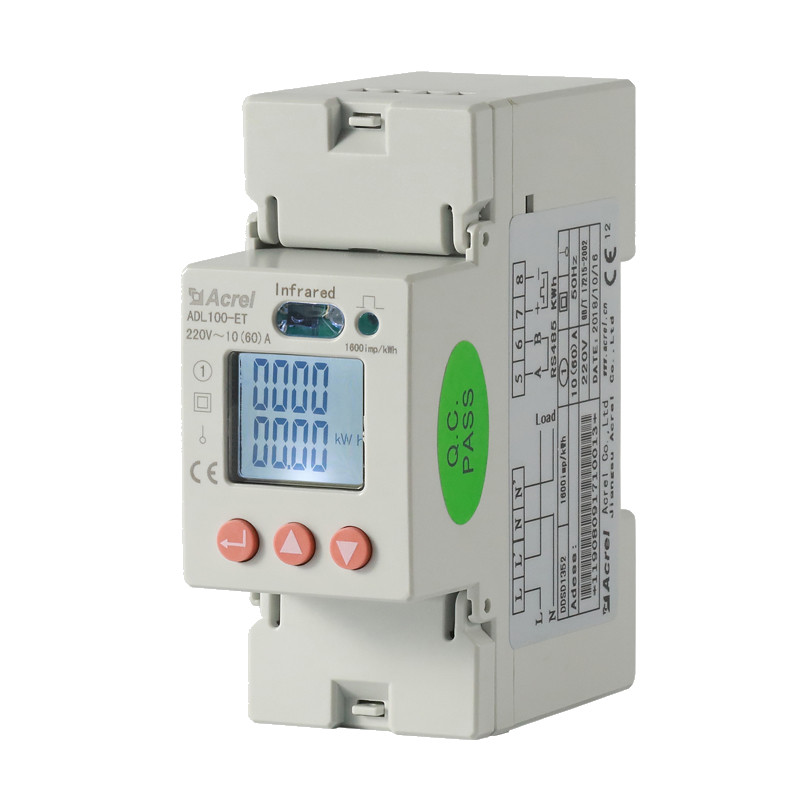  AC220V ADL100-ET Single Phase Digital Energy Meter / Multi Function Energy Meter Manufactures